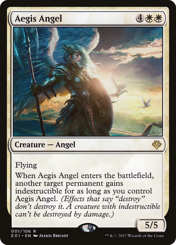 Aegis Angel (AC2-001)  - Archenemy: Nicol Bolas