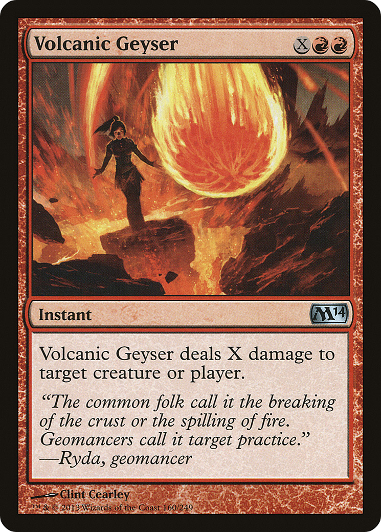 Volcanic Geyser (M14-160)  Foil - Magic 2014