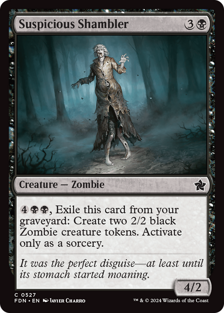 Suspicious Shambler (FDN-527)  - Foundations
