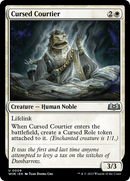 Cursed Courtier (WOE-009)  Foil - Wilds of Eldraine