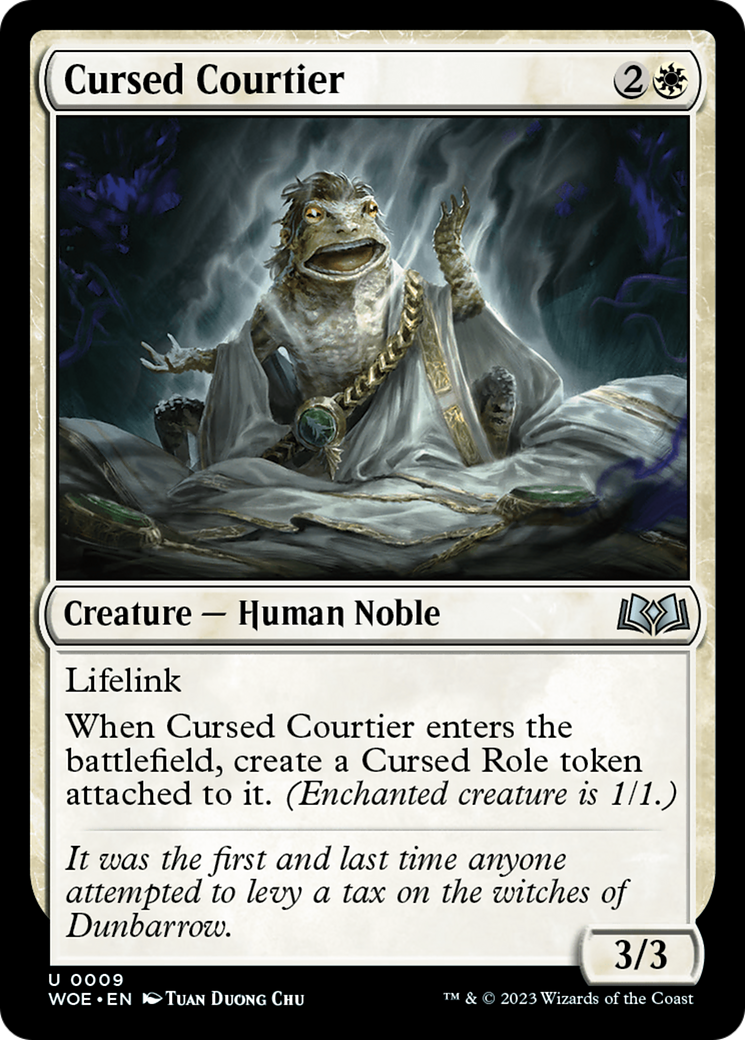 Cursed Courtier (WOE-009)  - Wilds of Eldraine