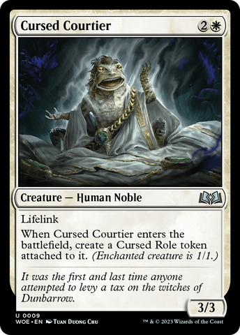 Cursed Courtier (WOE-009)  - Wilds of Eldraine