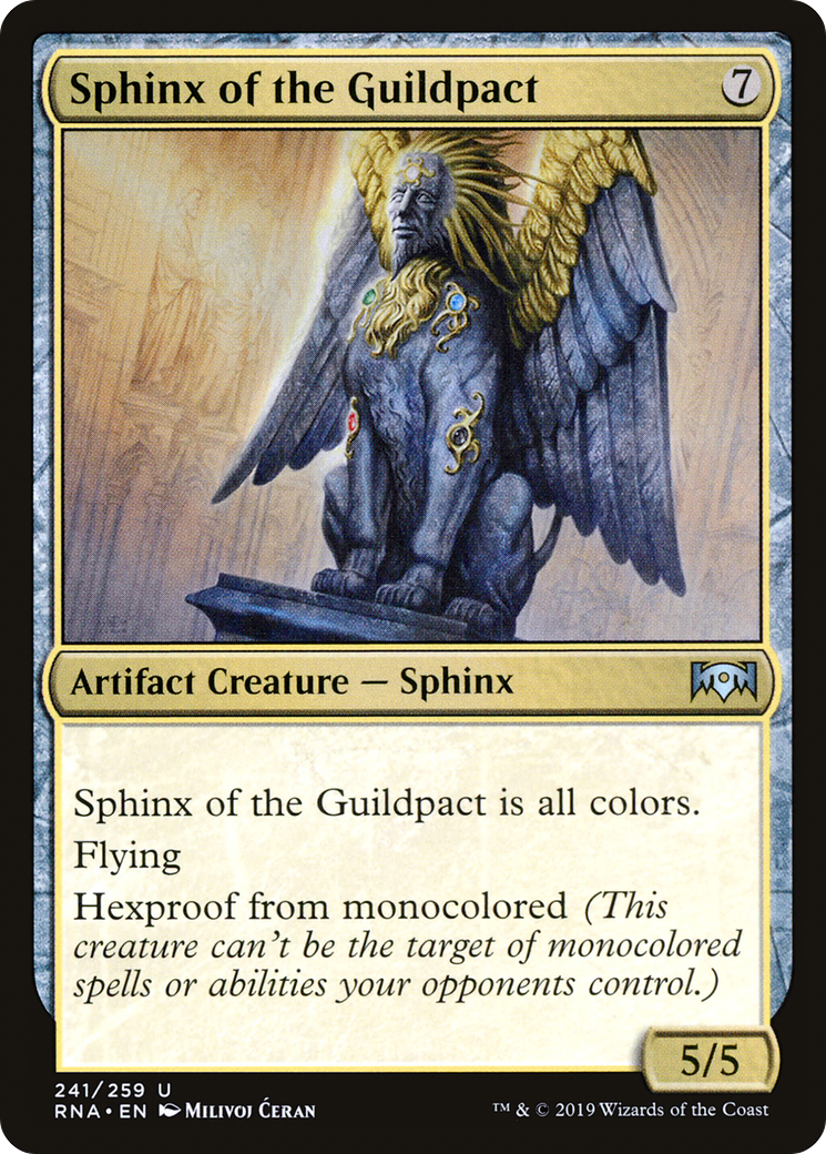 Sphinx of the Guildpact (RNA-241)  - Ravnica Allegiance