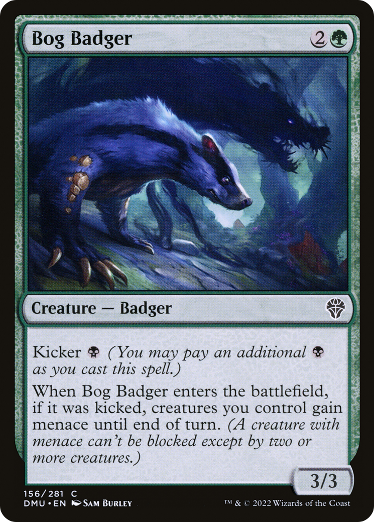 Bog Badger (DMU-156)  Foil - Dominaria United