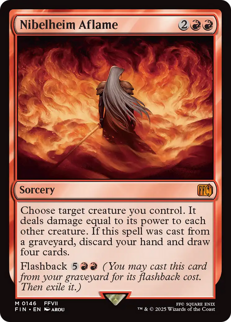 Nibelheim Aflame (FIN-146)  Foil - FINAL FANTASY