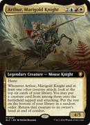 Arthur, Marigold Knight (Extended Art) (BLC-041)  Foil - Bloomburrow Commander