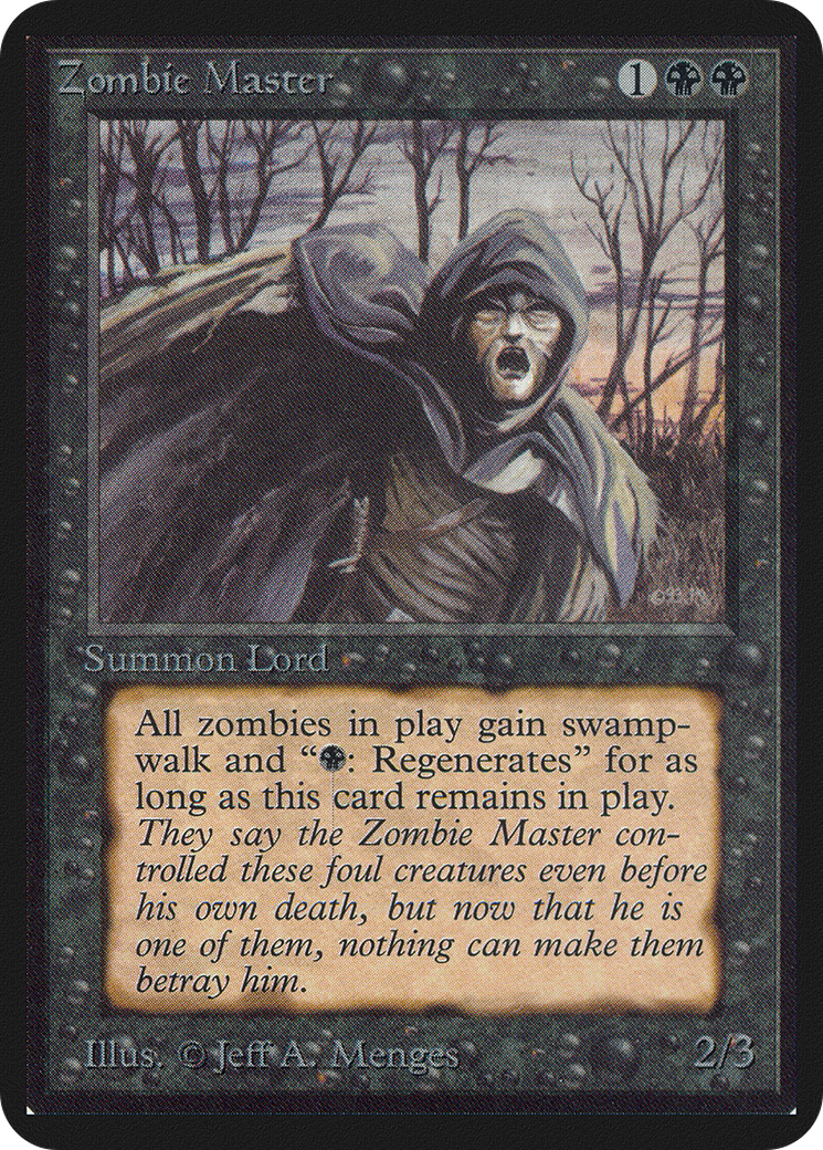 Zombie Master (LEA-)  - Limited Edition Alpha