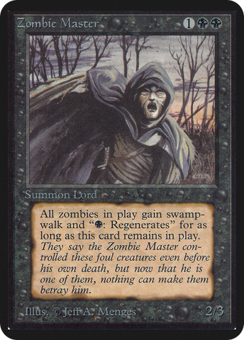 Zombie Master (LEA-)  - Limited Edition Alpha