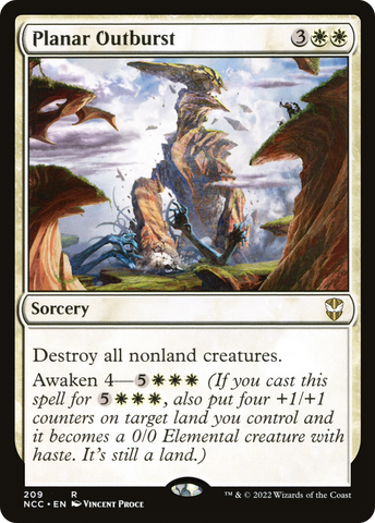 Planar Outburst (NCC-209)  - New Capenna Commander