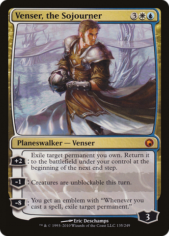 Venser, the Sojourner (SOM-135)  - Scars of Mirrodin
