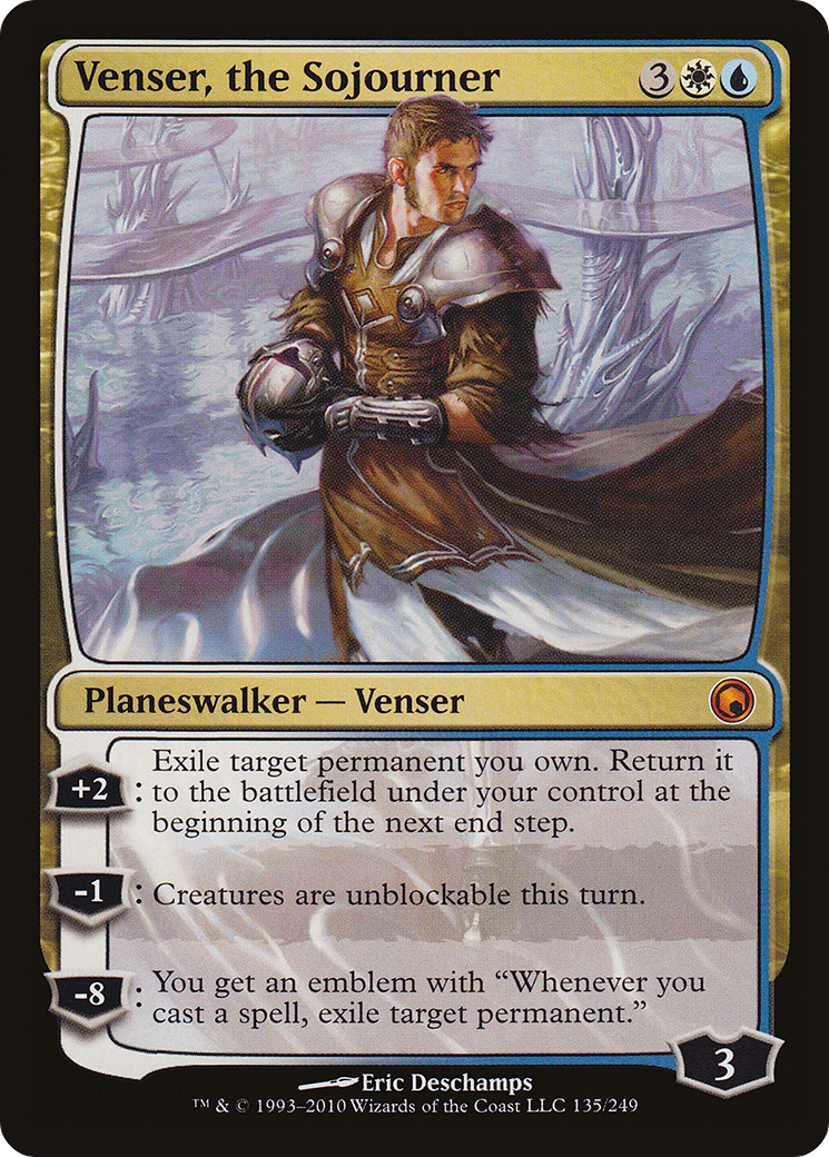 Venser, the Sojourner (SOM-135) - Scars of Mirrodin Foil