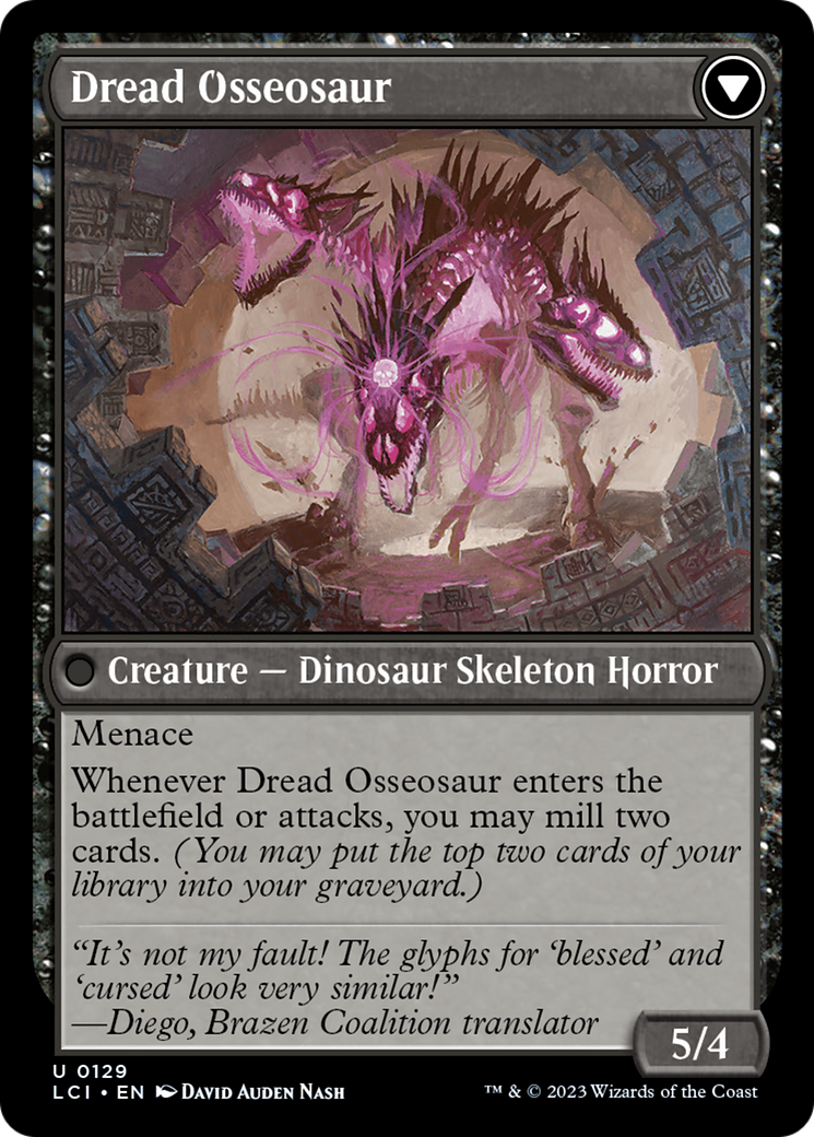 Visage of Dread (LCI-129)  - The Lost Caverns of Ixalan