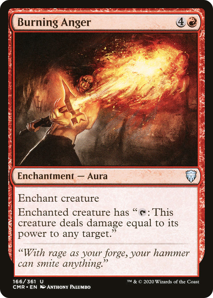 Burning Anger (CMR-166)  - Commander Legends