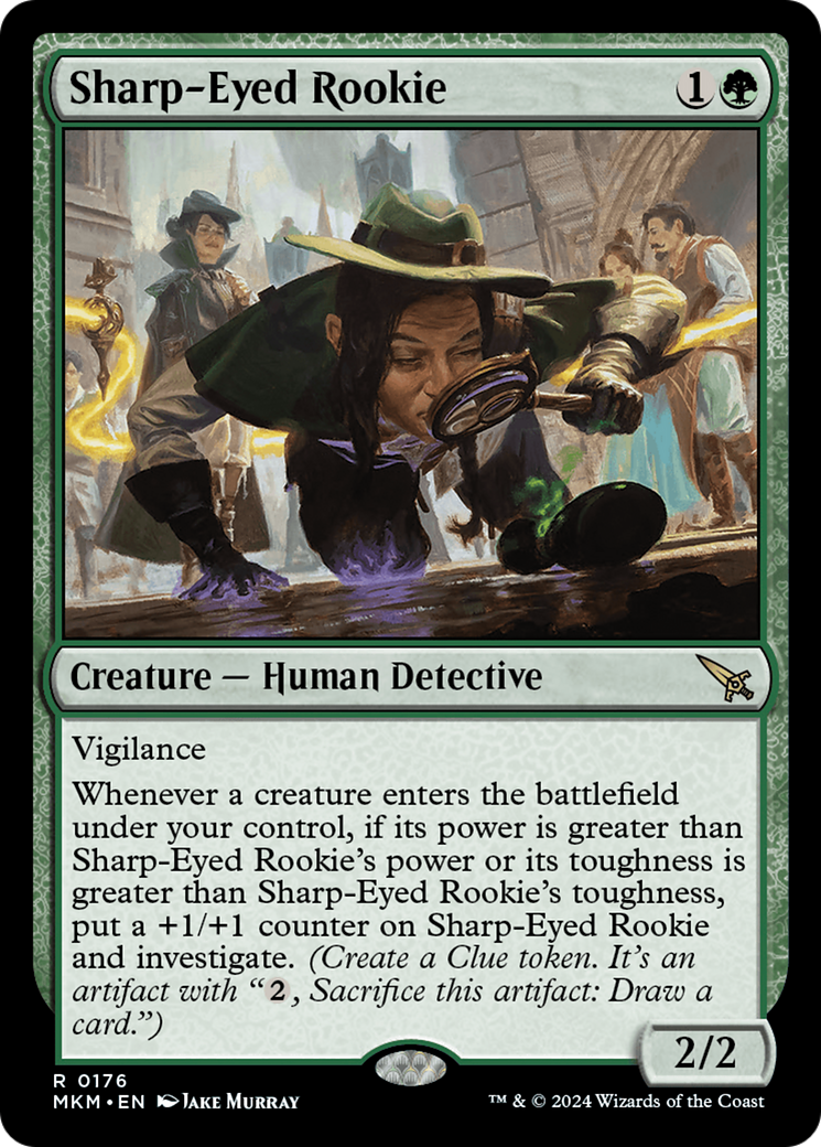 Sharp-Eyed Rookie (MKM-176)  - Murders at Karlov Manor
