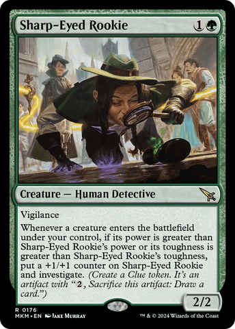 Sharp-Eyed Rookie (MKM-176)  - Murders at Karlov Manor