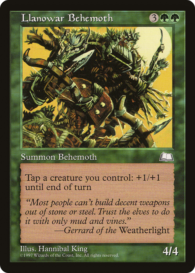 Llanowar Behemoth (WTH-132) - Weatherlight