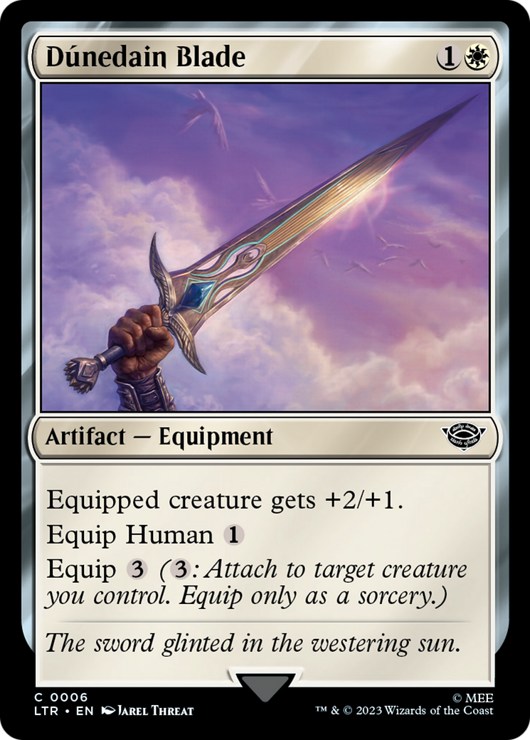 Dunedain Blade (LTR-006)  Foil - The Lord of the Rings: Tales of Middle-earth