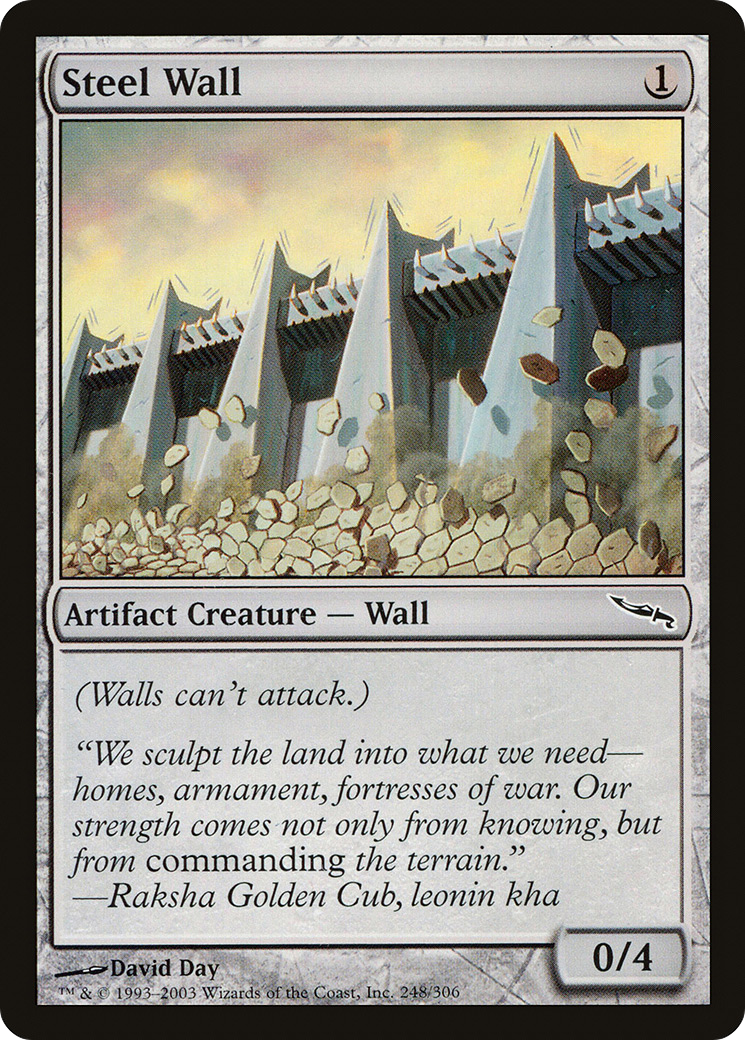 Steel Wall (MRD-248)  - Mirrodin