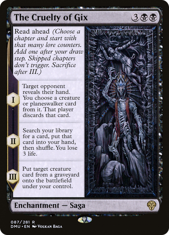 The Cruelty of Gix (DMU-087)  - Dominaria United