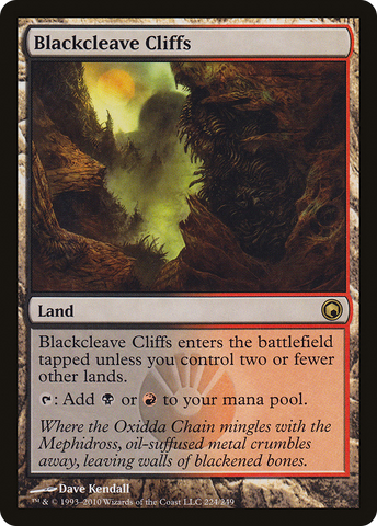 Blackcleave Cliffs (SOM-224)  - Scars of Mirrodin