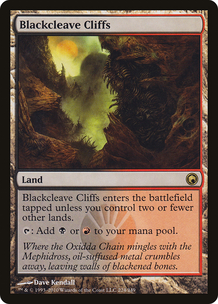 Blackcleave Cliffs (SOM-224)  Foil - Scars of Mirrodin