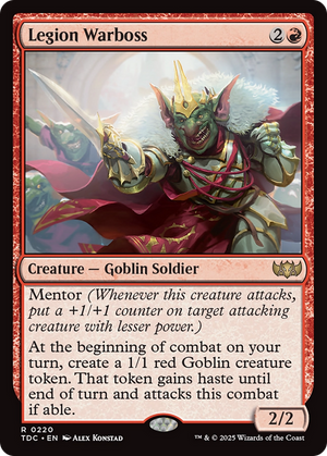 Legion Warboss (TDC-220) - Commander: Tarkir: Dragonstorm