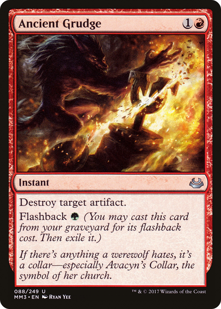 Ancient Grudge (MM3-088)  Foil - Modern Masters 2017