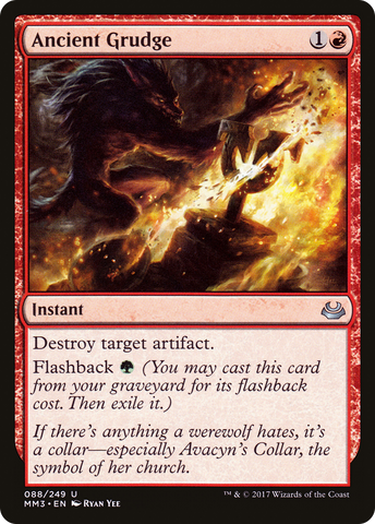 Ancient Grudge (MM3-088)  Foil - Modern Masters 2017