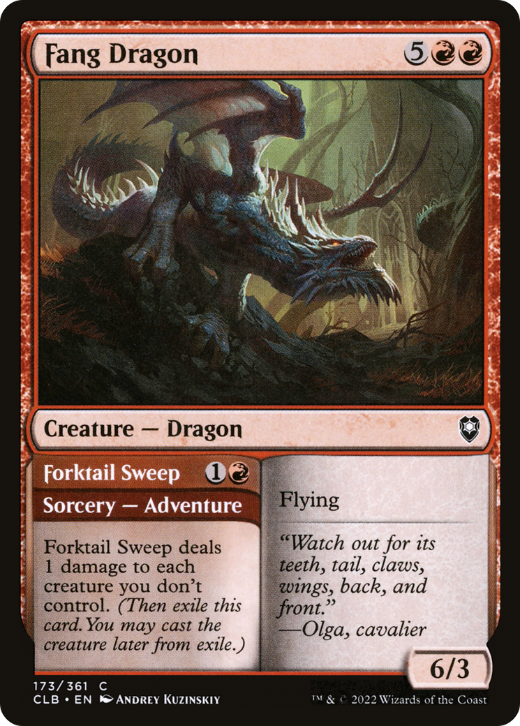 Fang Dragon (CLB-173)  - Commander Legends: Battle for Baldur's Gate