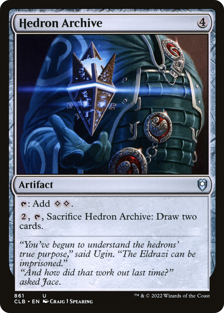 Hedron Archive (CLB-861)  - Commander Legends: Battle for Baldur's Gate