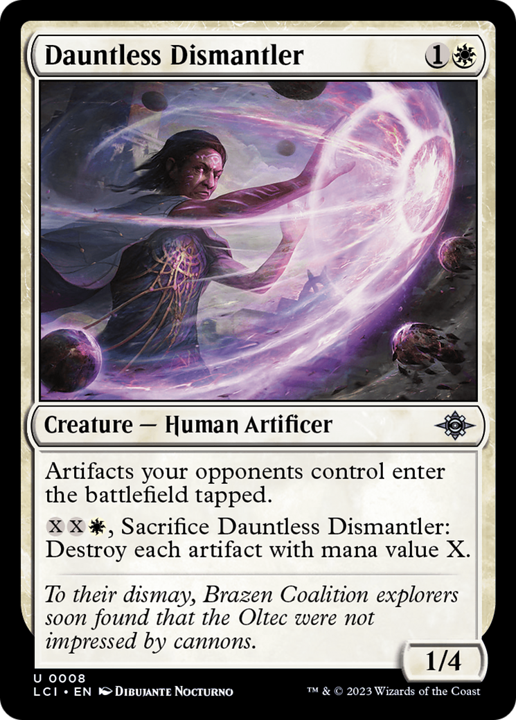 Dauntless Dismantler (LCI-008)  Foil - The Lost Caverns of Ixalan
