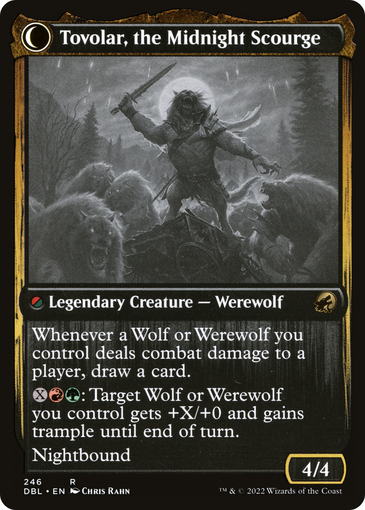Tovolar, Dire Overlord (DBL-246)  - Innistrad: Double Feature: (Double Faced Transform)