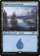 Snow-Covered Island (2) (SLD-002)  Foil - Secret Lair Drop