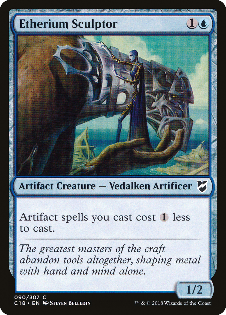 Etherium Sculptor (C18-090)  - Commander 2018