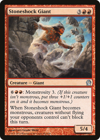 Stoneshock Giant (THS-142)  Foil - Theros
