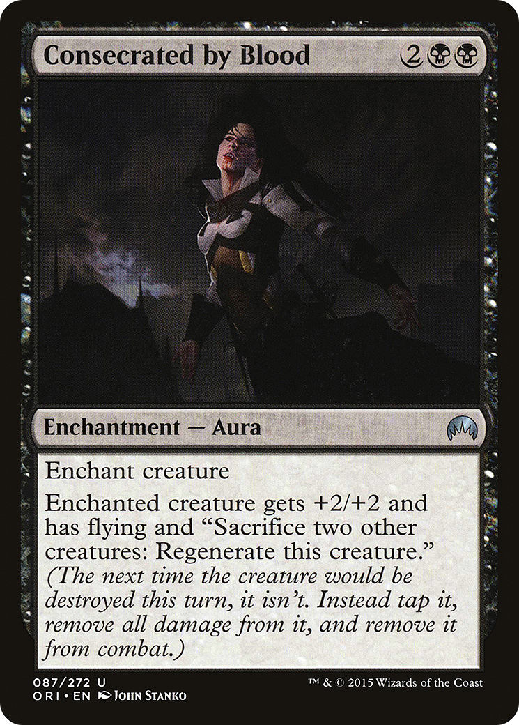 Consecrated by Blood (ORI-087)  Foil - Magic Origins