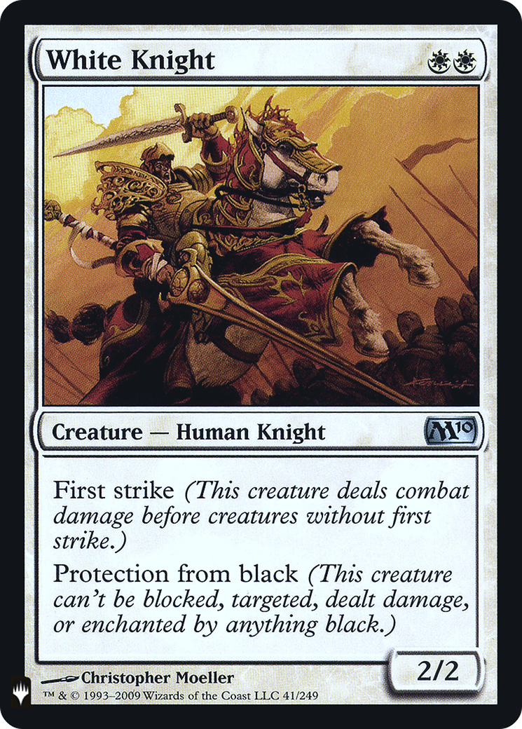 White Knight (LIST-M10-41)  Foil - The List