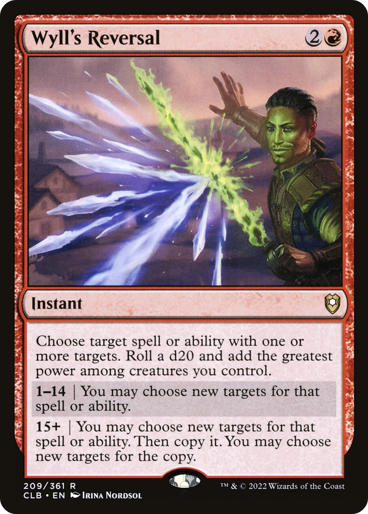 Wyll's Reversal (CLB-209)  Foil - Commander Legends: Battle for Baldur's Gate