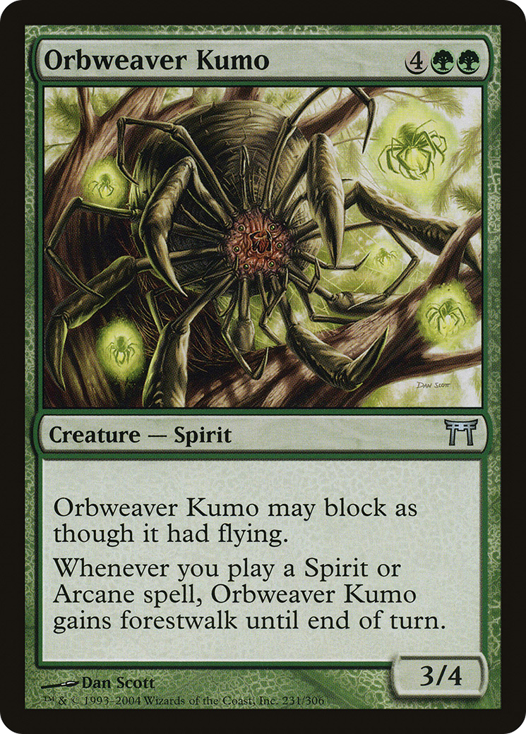 Orbweaver Kumo (CHK-231) - Champions of Kamigawa