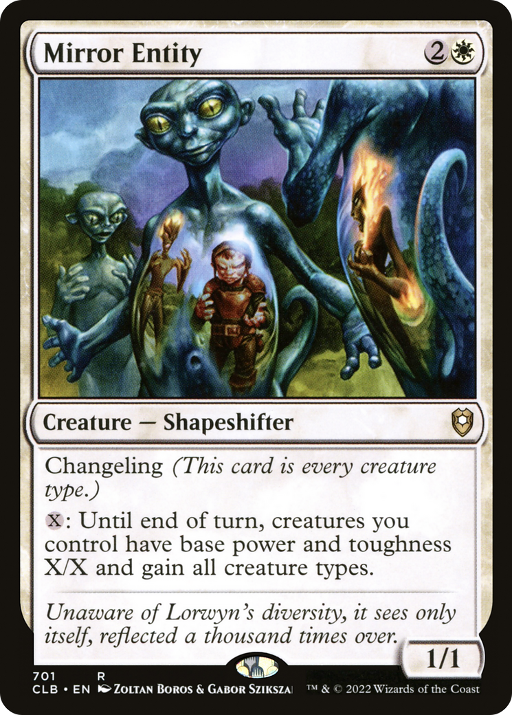 Mirror Entity (CLB-701)  - Commander Legends: Battle for Baldur's Gate