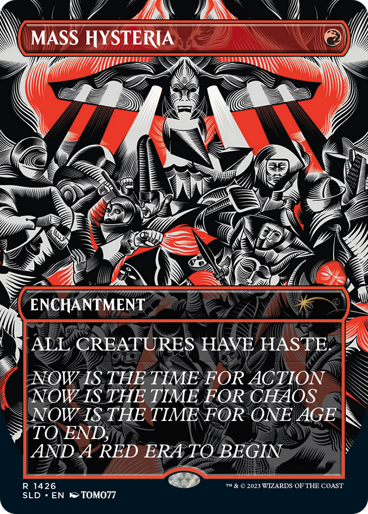 Mass Hysteria (SLD-1426)  Foil - Secret Lair Drop (Borderless)