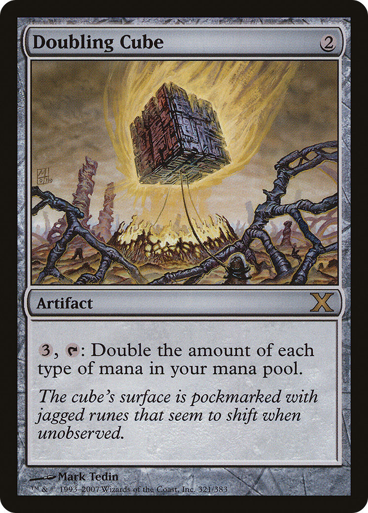 Doubling Cube (10E-321)  Foil - Tenth Edition