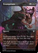 Exsanguinate (Borderless) (CMM-638)  Foil - Commander Masters