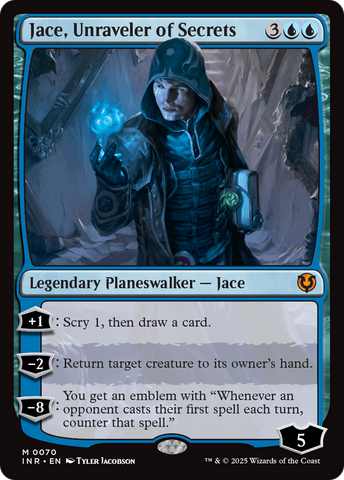 Jace, Unraveler of Secrets (INR-070)  - Innistrad Remastered