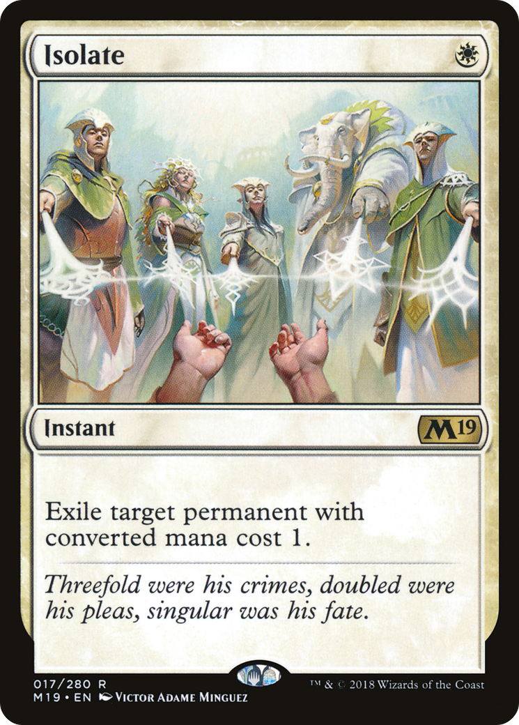 Isolate (M19-017)  Foil - Core Set 2019