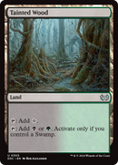 Tainted Wood (DSC-305)  - Duskmourn: House of Horror Commander