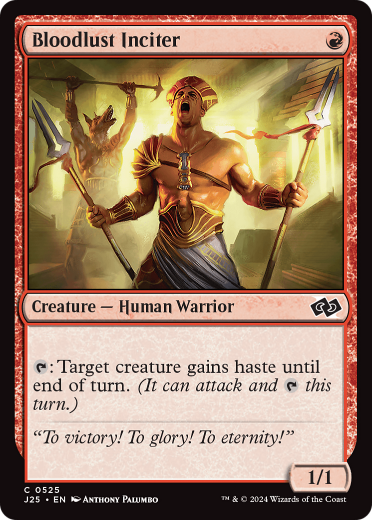 Bloodlust Inciter (J25-525)  - Foundations Jumpstart
