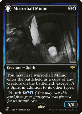 Mirrorhall Mimic (DBL-335)  Foil - Innistrad: Double Feature: (Double Faced Transform)