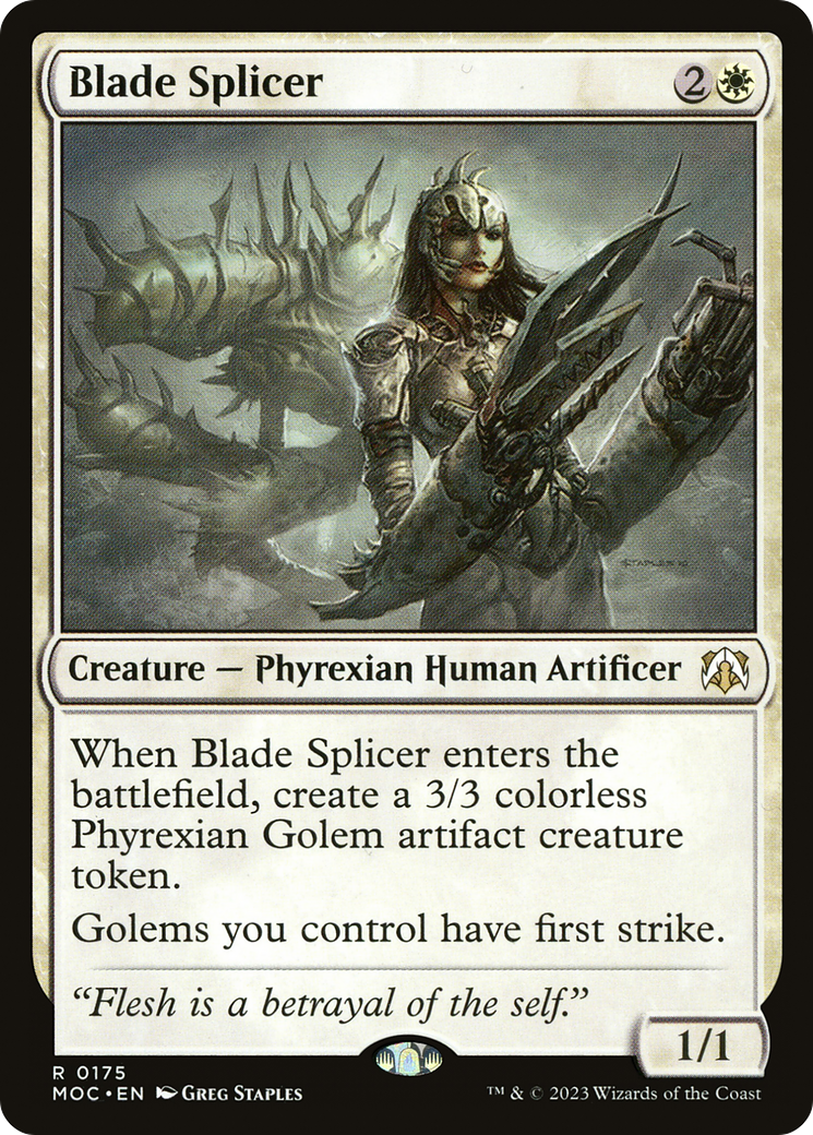 Blade Splicer (MOC-175)  - March of the Machine Commander