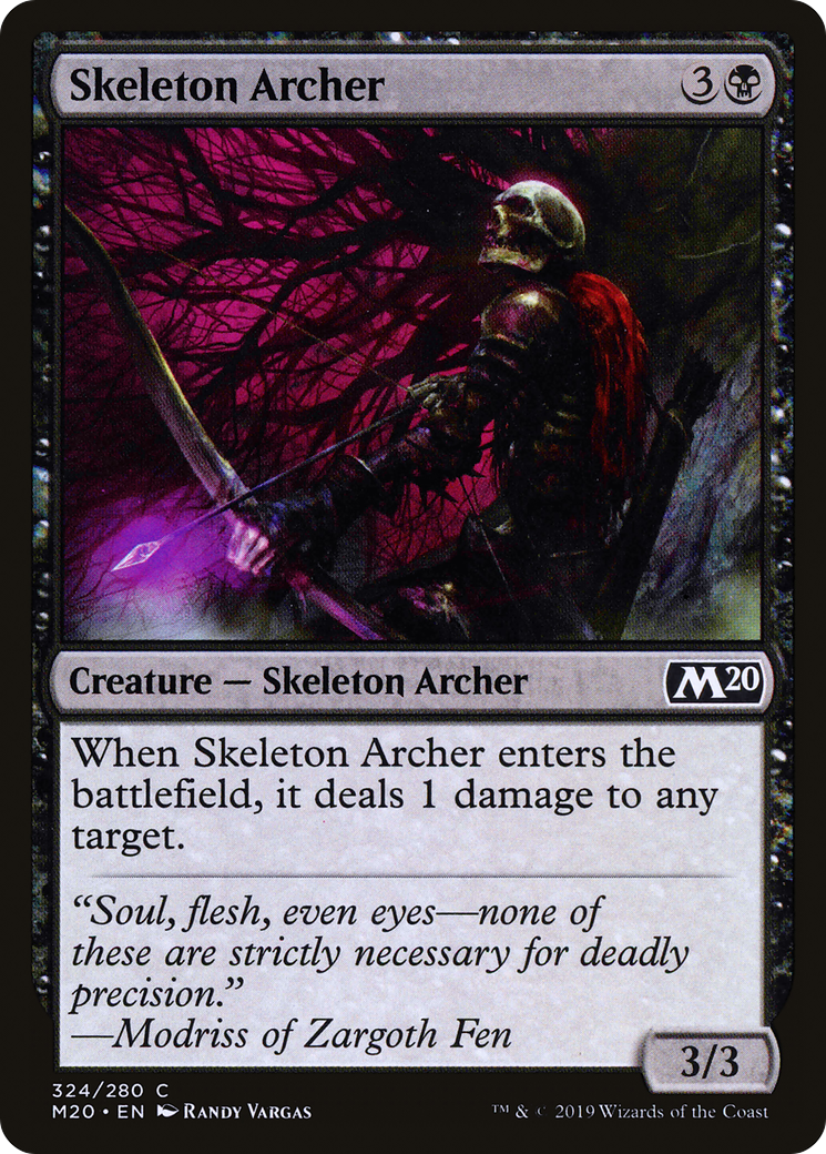 Skeleton Archer (M20-324)  - Core Set 2020